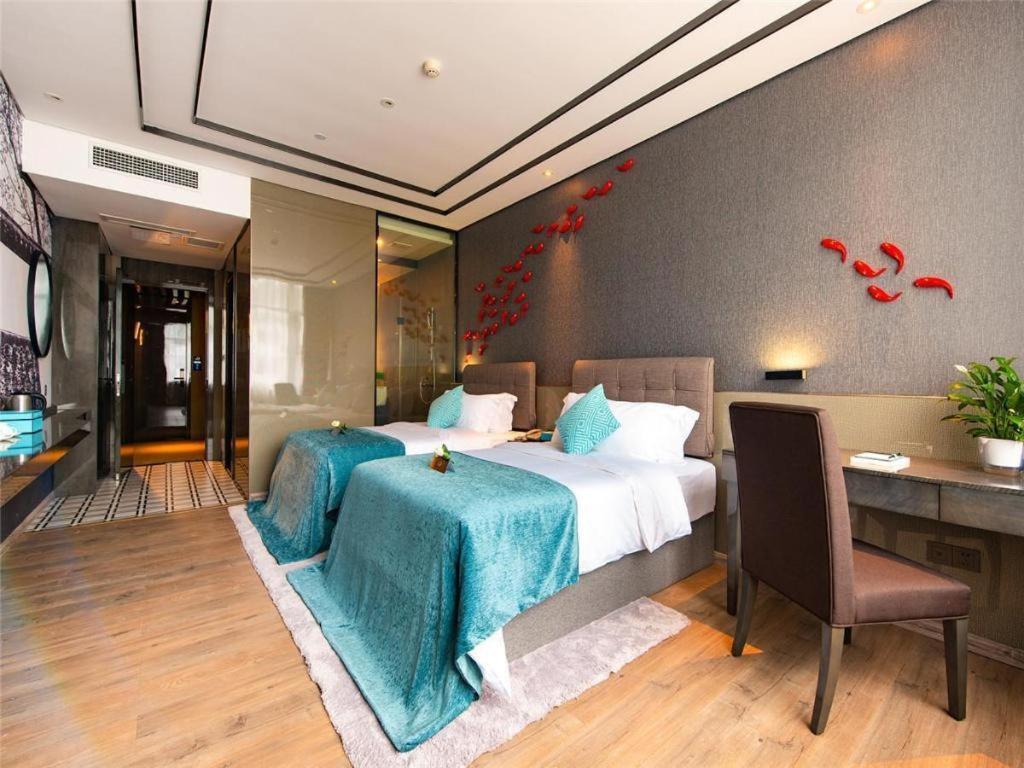 Xana Hotelle-Hotel Luzhou Baizitu Square מראה חיצוני תמונה